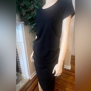 Isabel Short Sleeve Ruched Maternity Dress